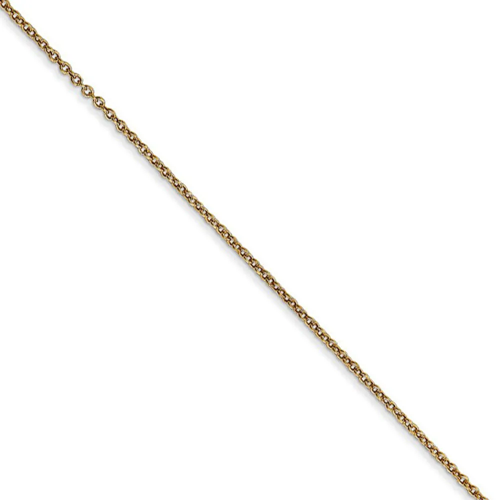 14k Gold Alligator Pendant Necklace