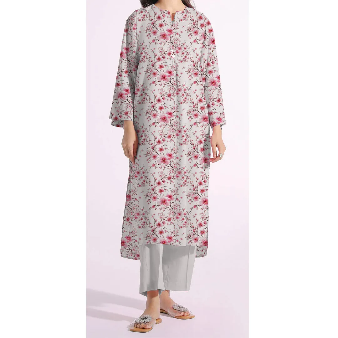 1PC- Unstitched Digital Printed Khaddar Shirt PW4438