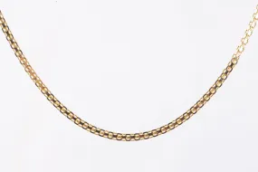 20 Yellow Gold Flat Link Chain (8.11g.)