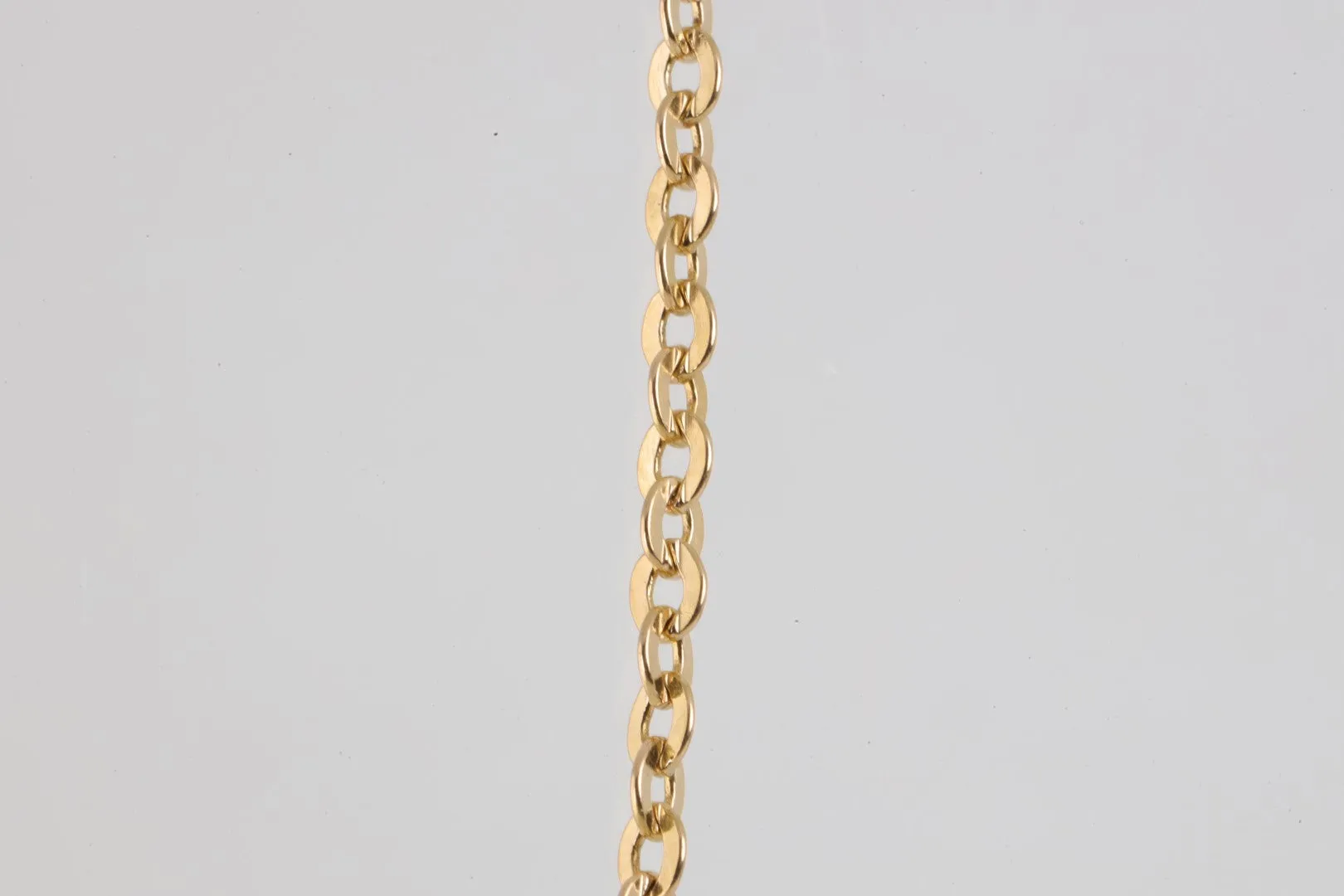 21'' 18k Yellow Gold Flat Cable Chain (10.51g.)