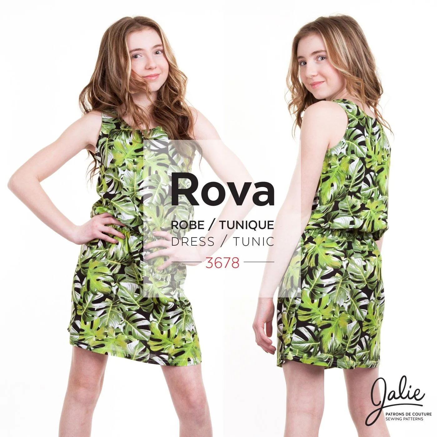 3678 // ROVA Blouson Tank Dress and Tunic