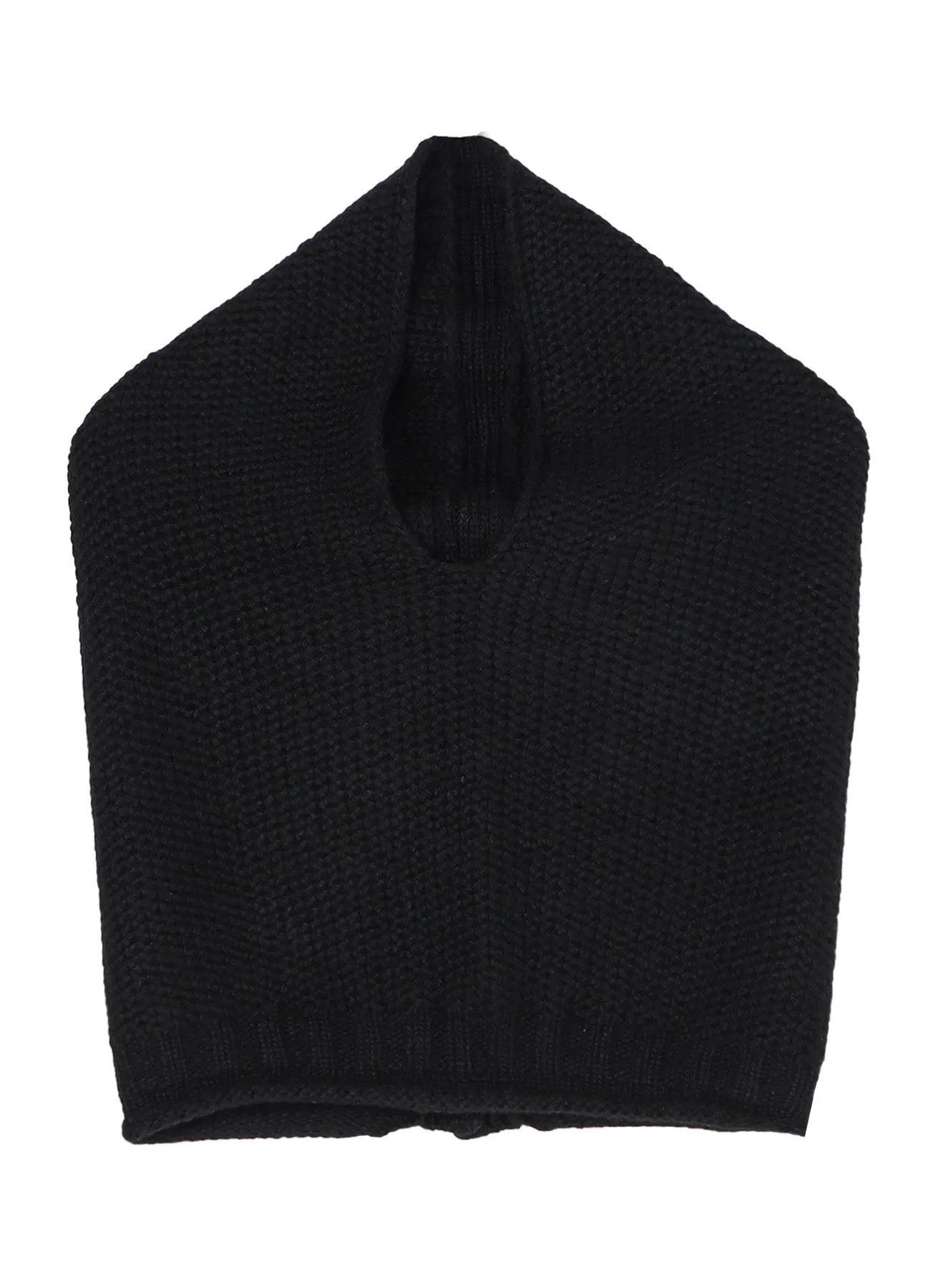 3G KNIT BACKSIDE BUTTON HOODED WARMER