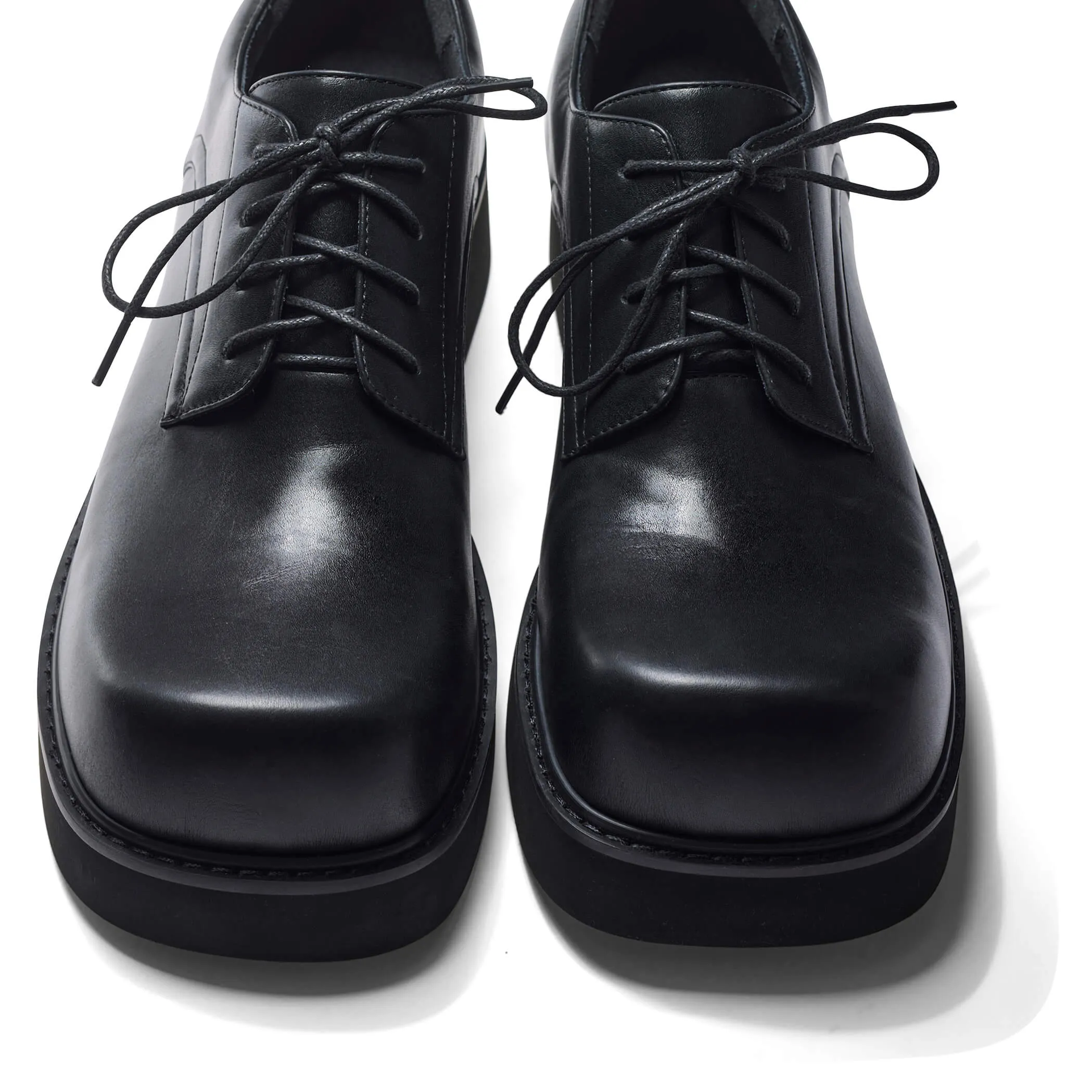 400% Oversized Men's Derby Shoes - Black