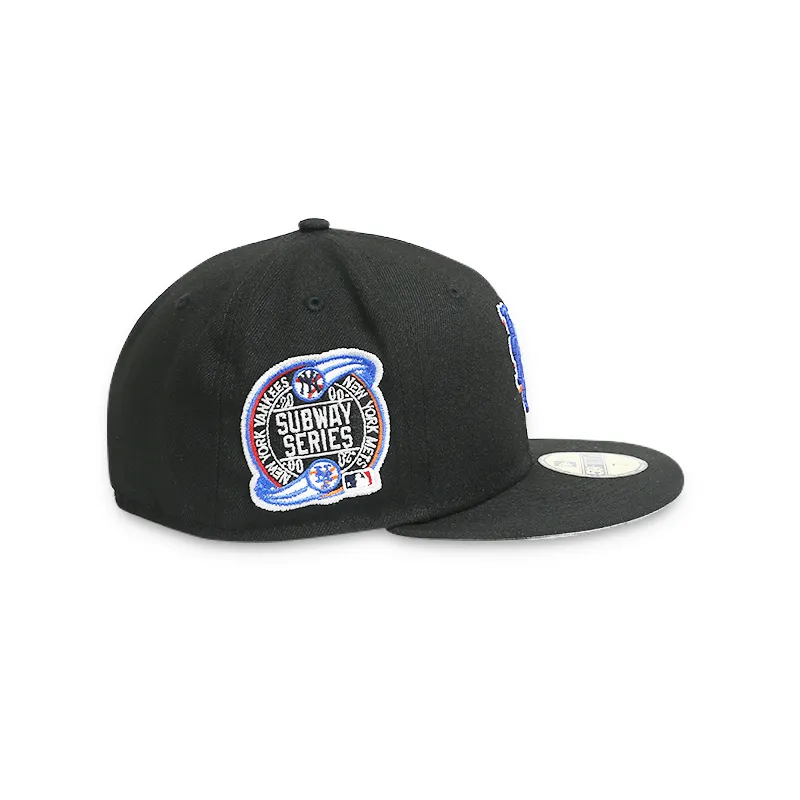 Mets Men's Black Fitted Hat