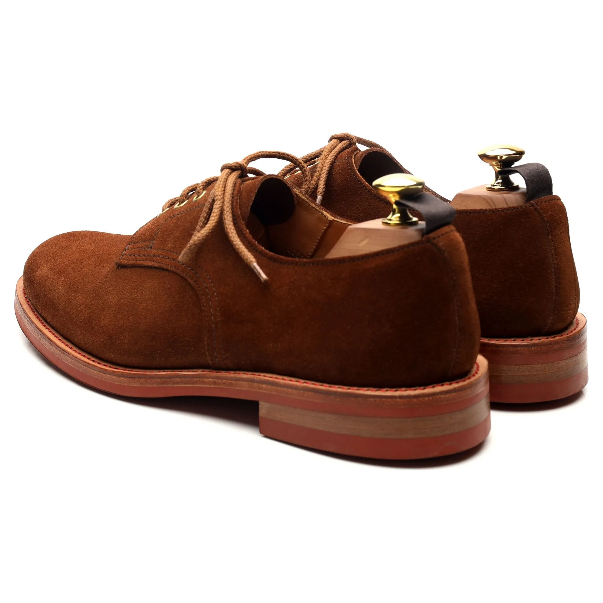 '7840' Snuff Brown Suede Derby UK 8