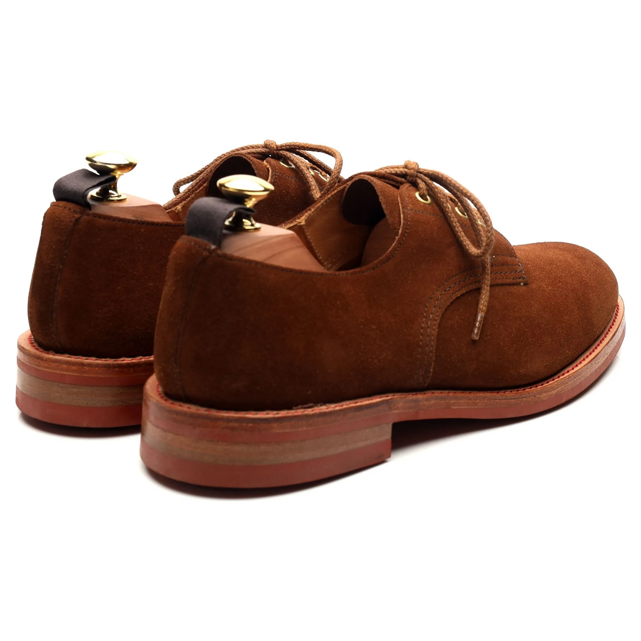 '7840' Snuff Brown Suede Derby UK 8