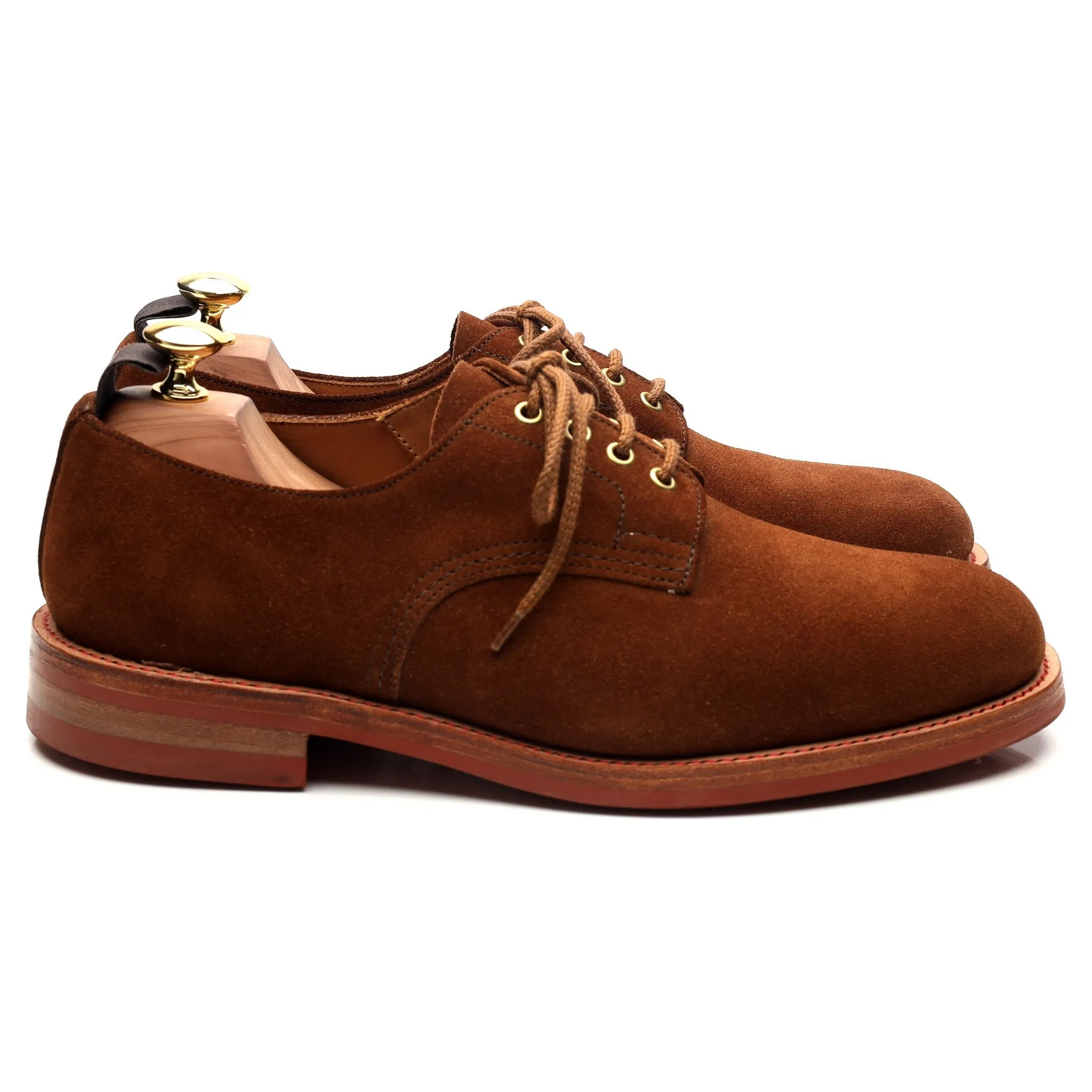 '7840' Snuff Brown Suede Derby UK 8