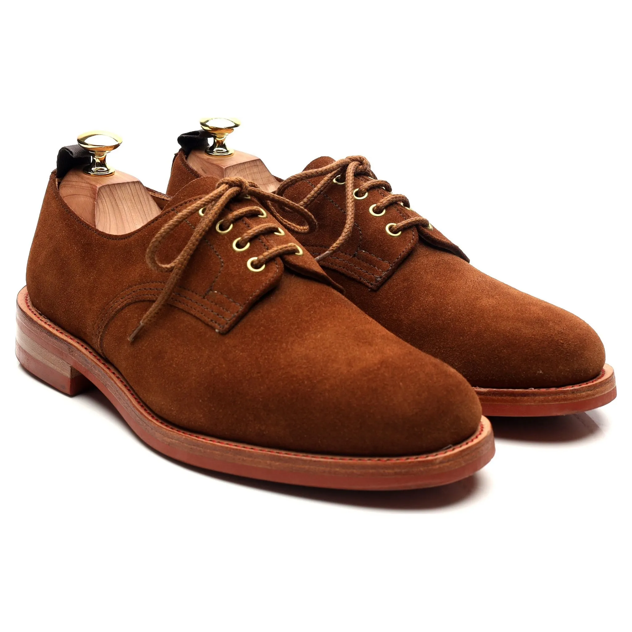 '7840' Snuff Brown Suede Derby UK 8