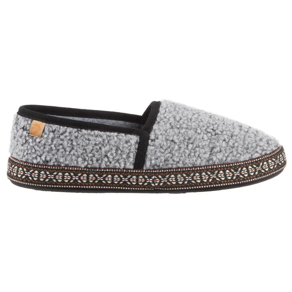 Acorn Woven Trim Moccasins for Women