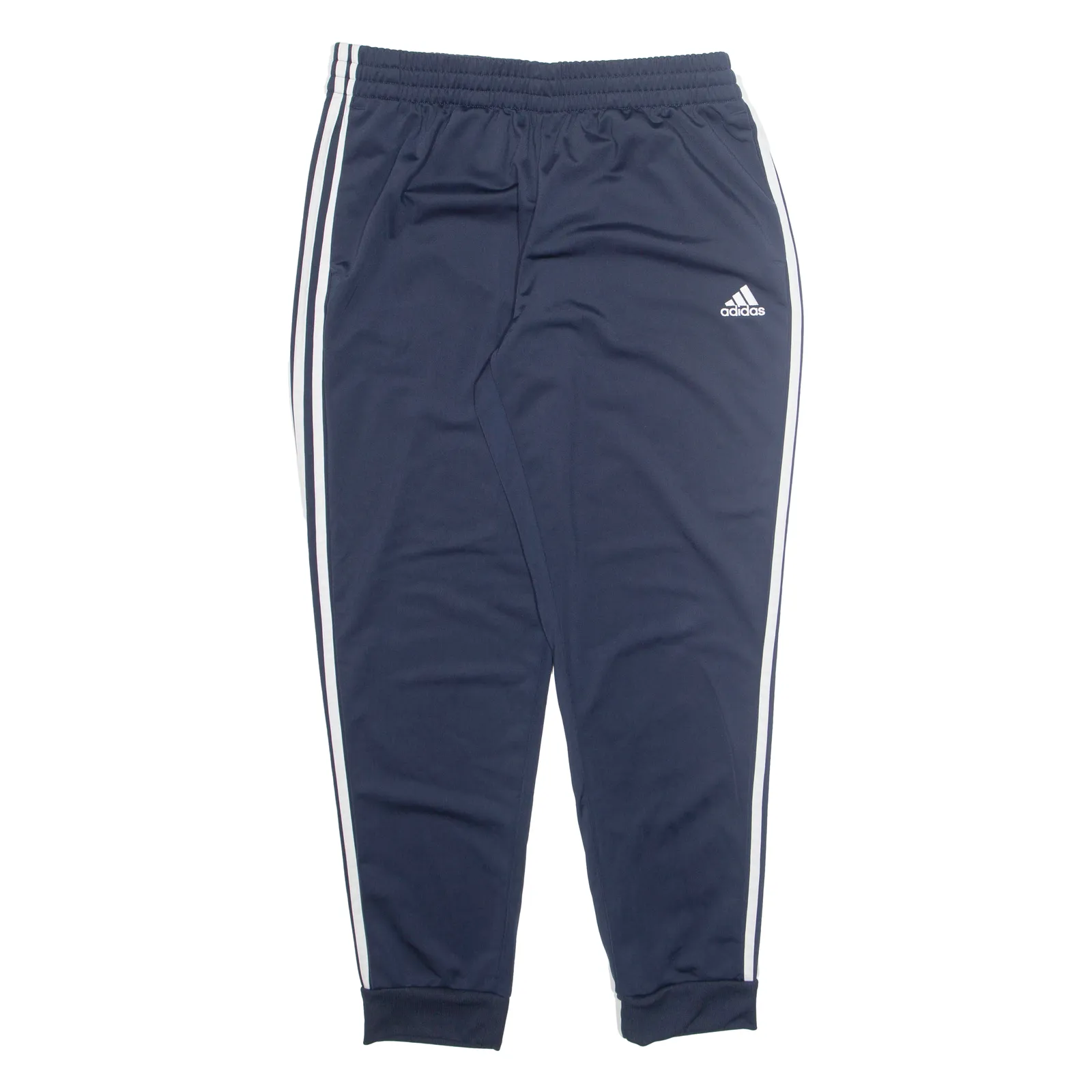 ADIDAS Mens Joggers Blue Tapered XL W32 L29