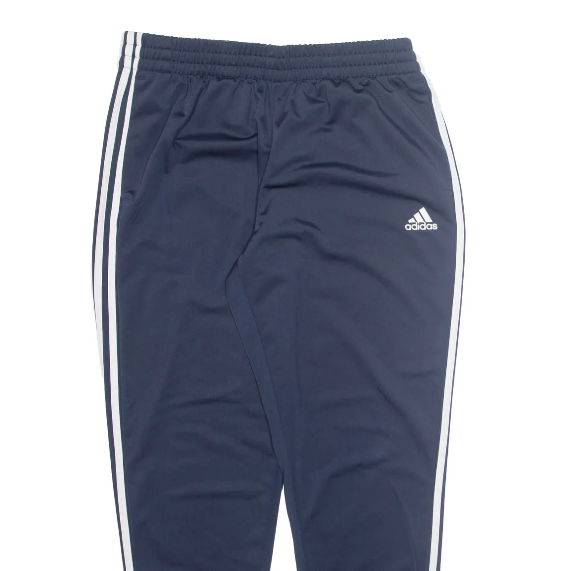 ADIDAS Mens Joggers Blue Tapered XL W32 L29