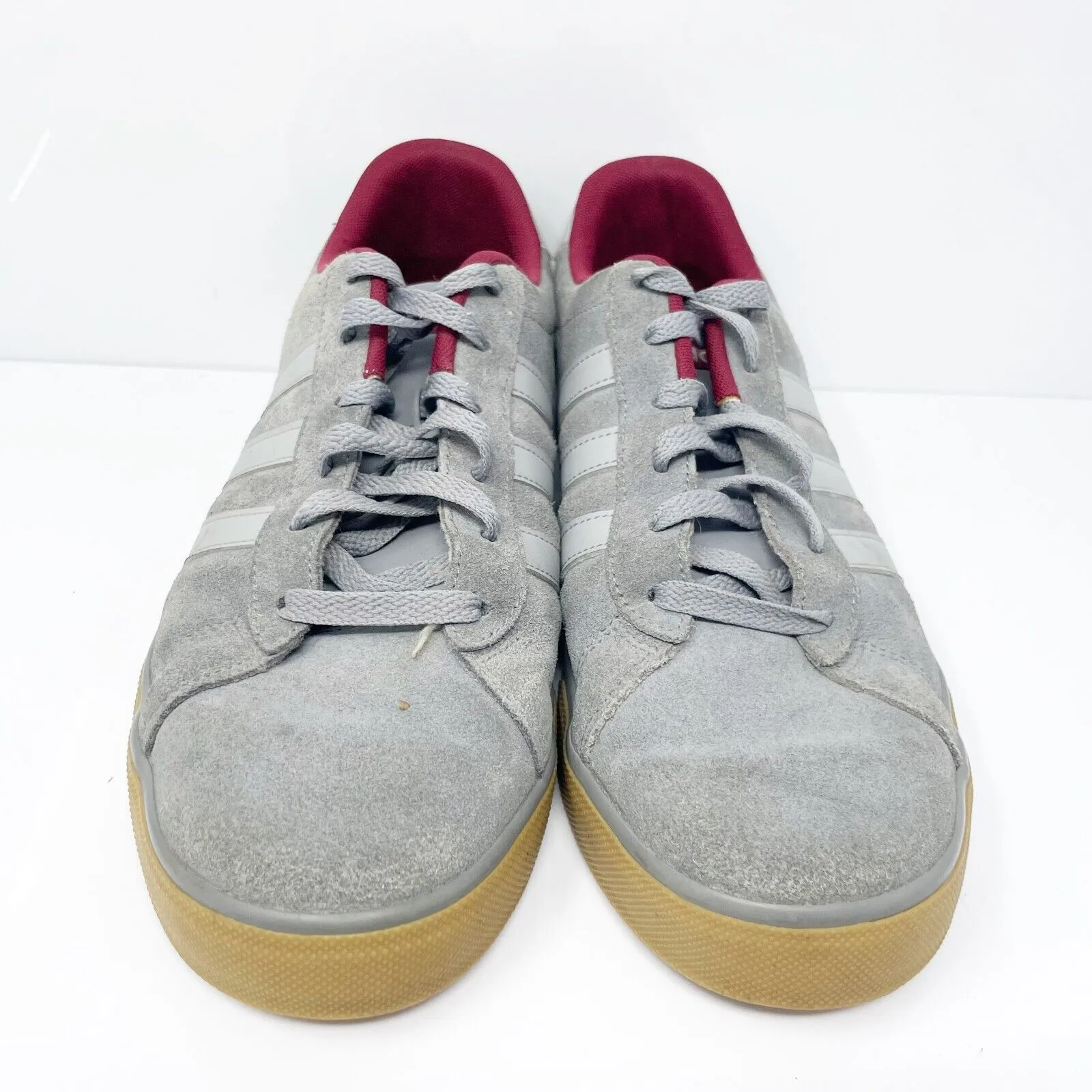 Adidas Mens SE Daily Vulc F99103 Gray Casual Shoes Sneakers Size 10.5