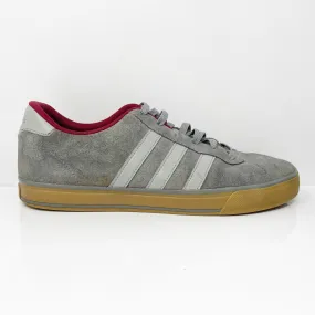 Adidas Mens SE Daily Vulc F99103 Gray Casual Shoes Sneakers Size 10.5