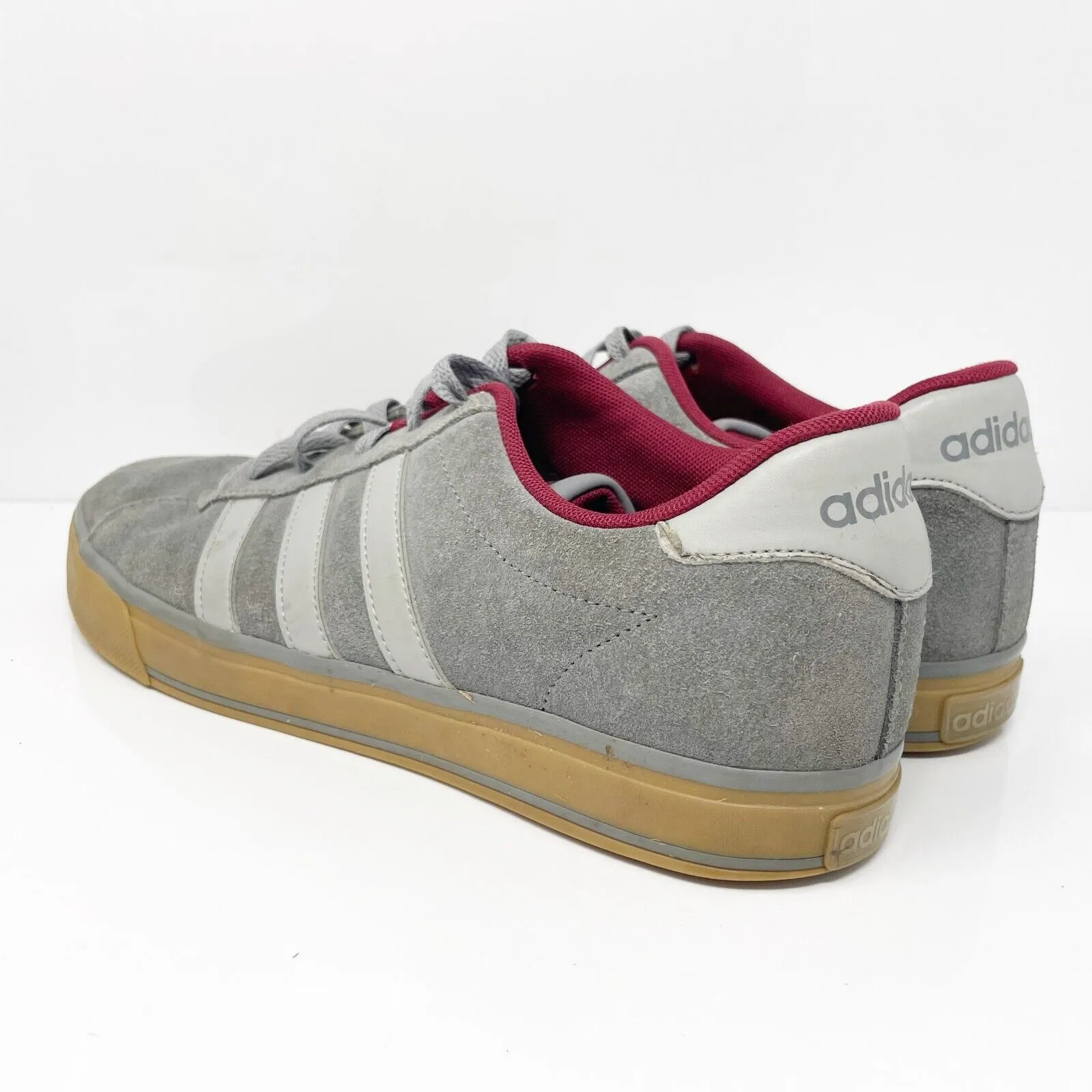 Adidas Mens SE Daily Vulc F99103 Gray Casual Shoes Sneakers Size 10.5