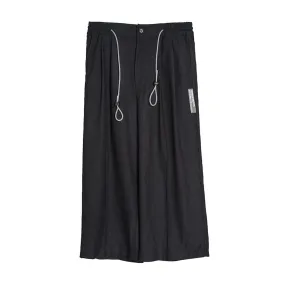 Adjustable Wide Logo Trousers