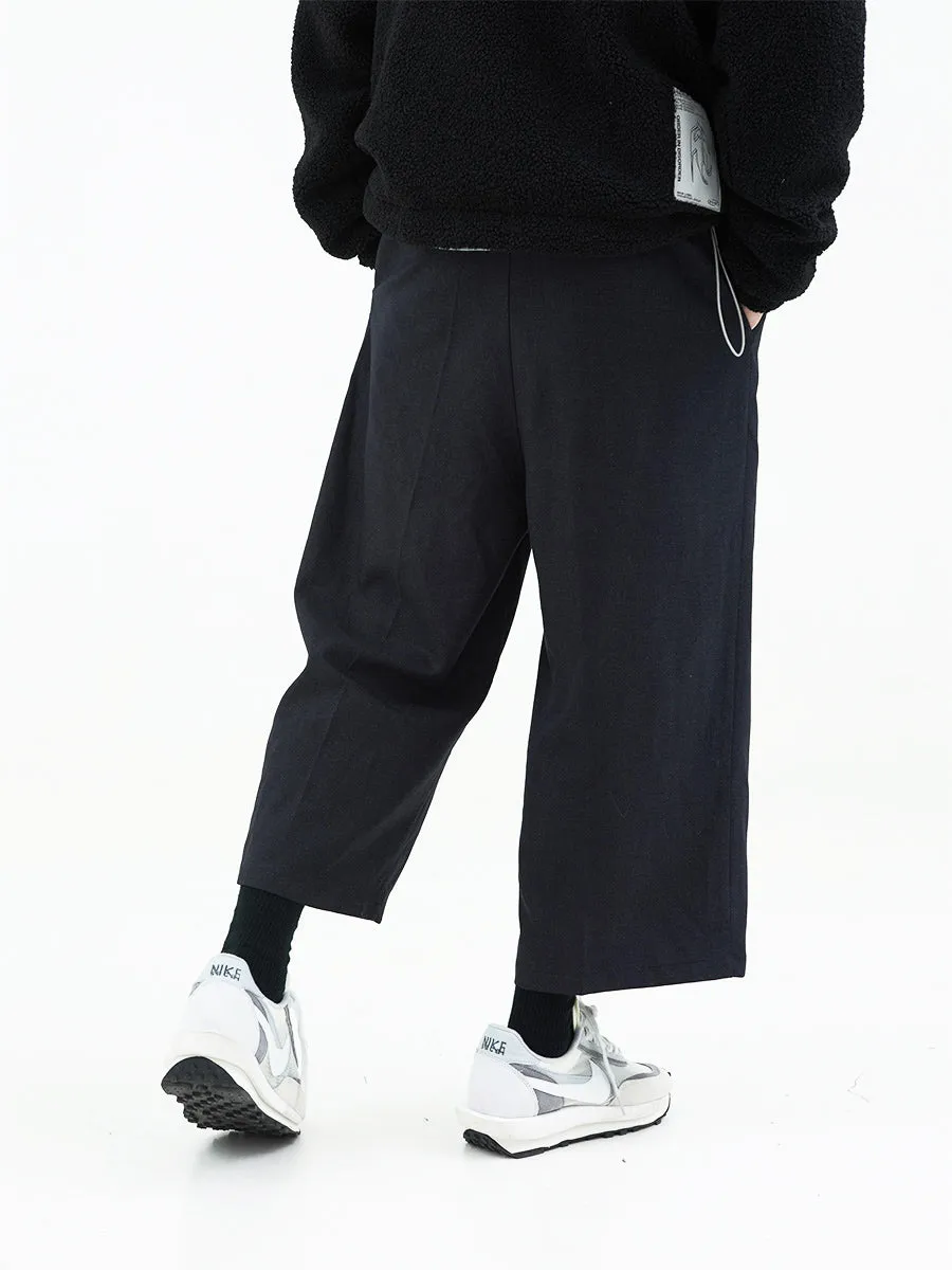 Adjustable Wide Logo Trousers