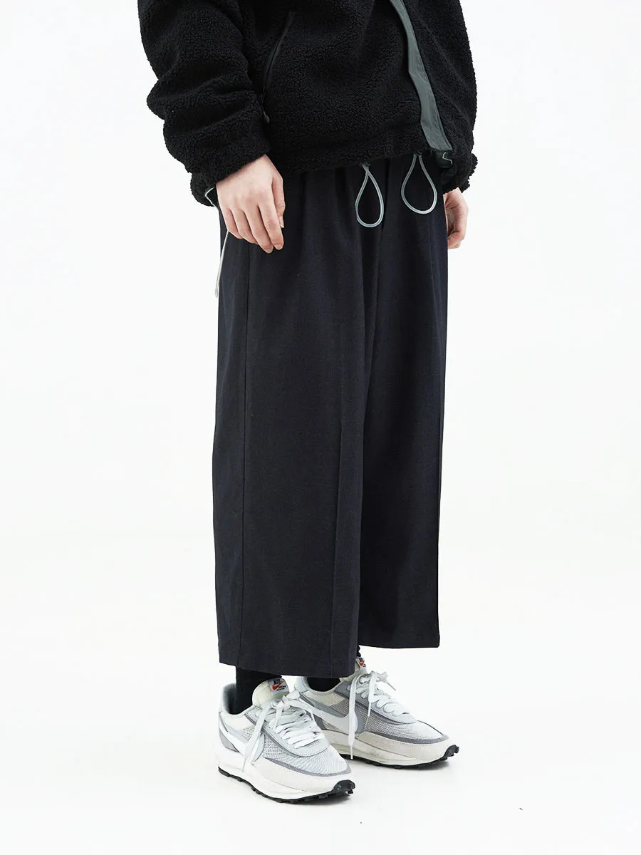 Adjustable Wide Logo Trousers