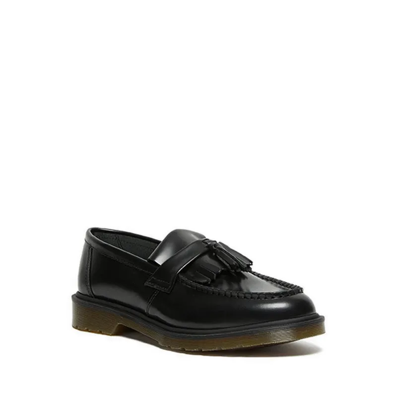 Adrian Unisex Shoes- Black Polished Smooth