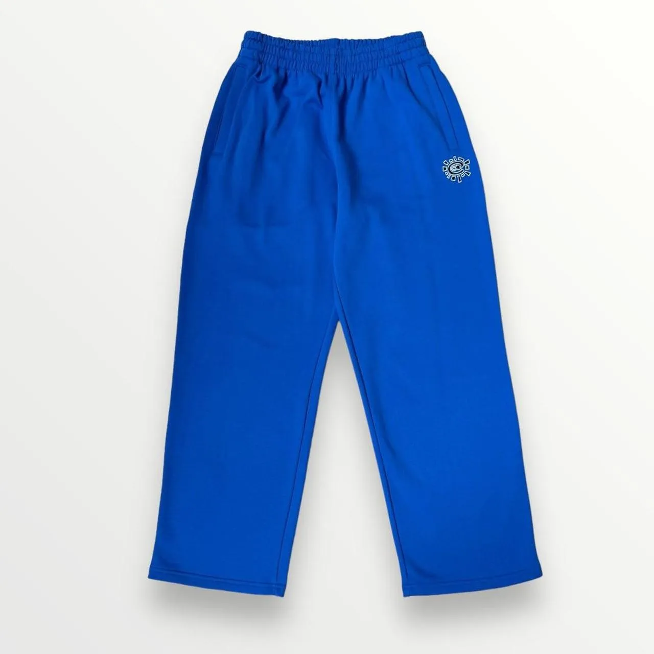 ADWYSD Relaxed No Cuff Joggers In Blue