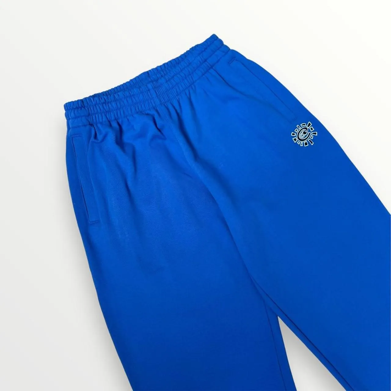 ADWYSD Relaxed No Cuff Joggers In Blue