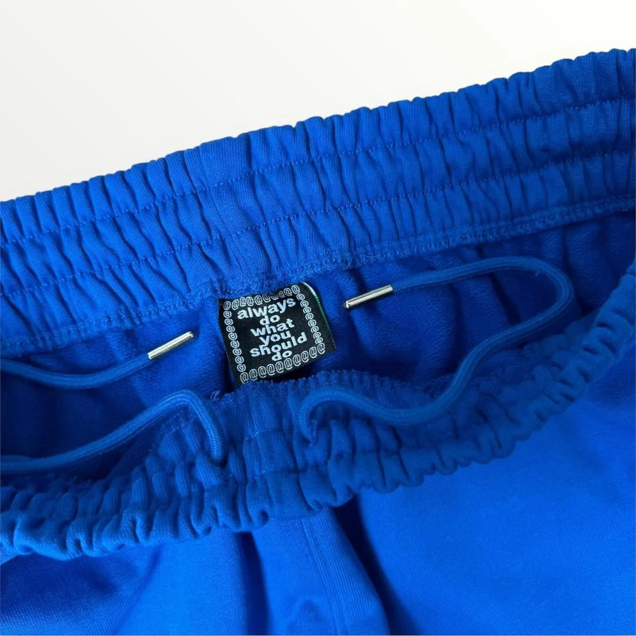 ADWYSD Relaxed No Cuff Joggers In Blue