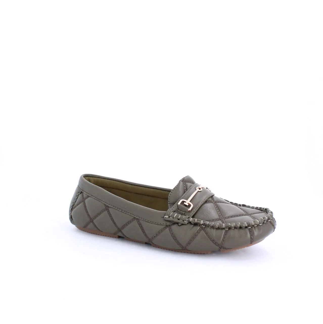 ALEXA MOCCASINS - KHAKI