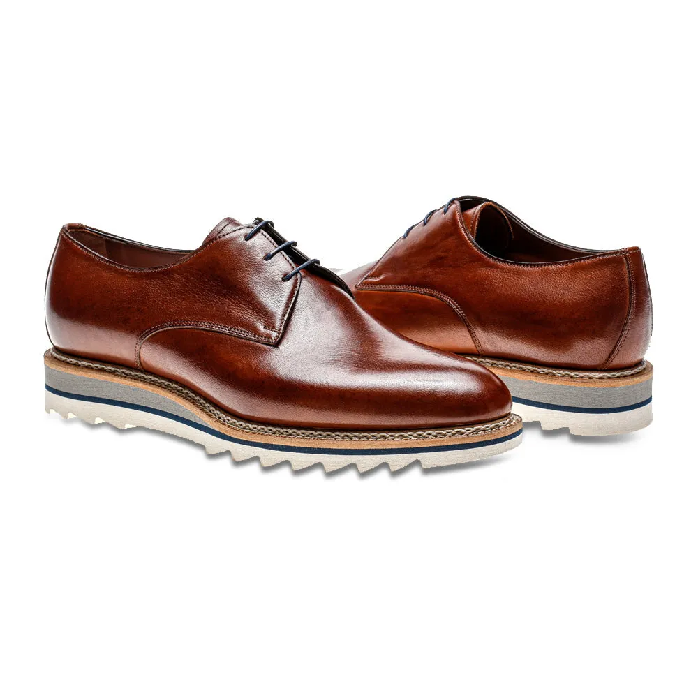 Amberes Calfskin Derby in Thor Cuoio by Jose Real