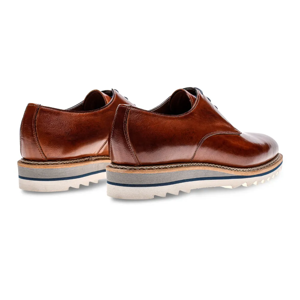 Amberes Calfskin Derby in Thor Cuoio by Jose Real