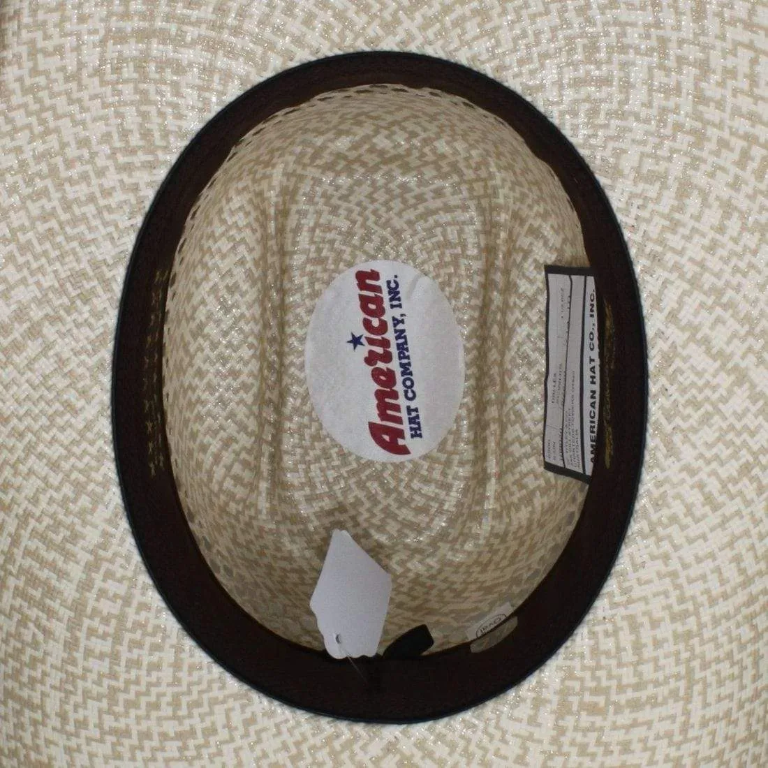 American Hat Tuff Cooper Straw Hat S-UN Crown