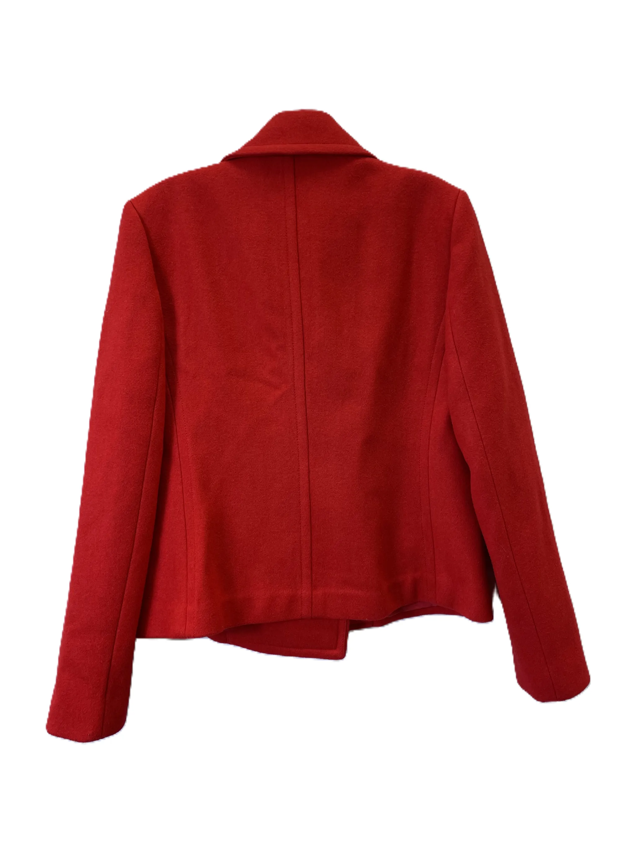 Ann Taylor Red Peacoat Size Small