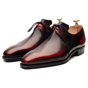 'Arca' Black Red Leather Derby UK 7