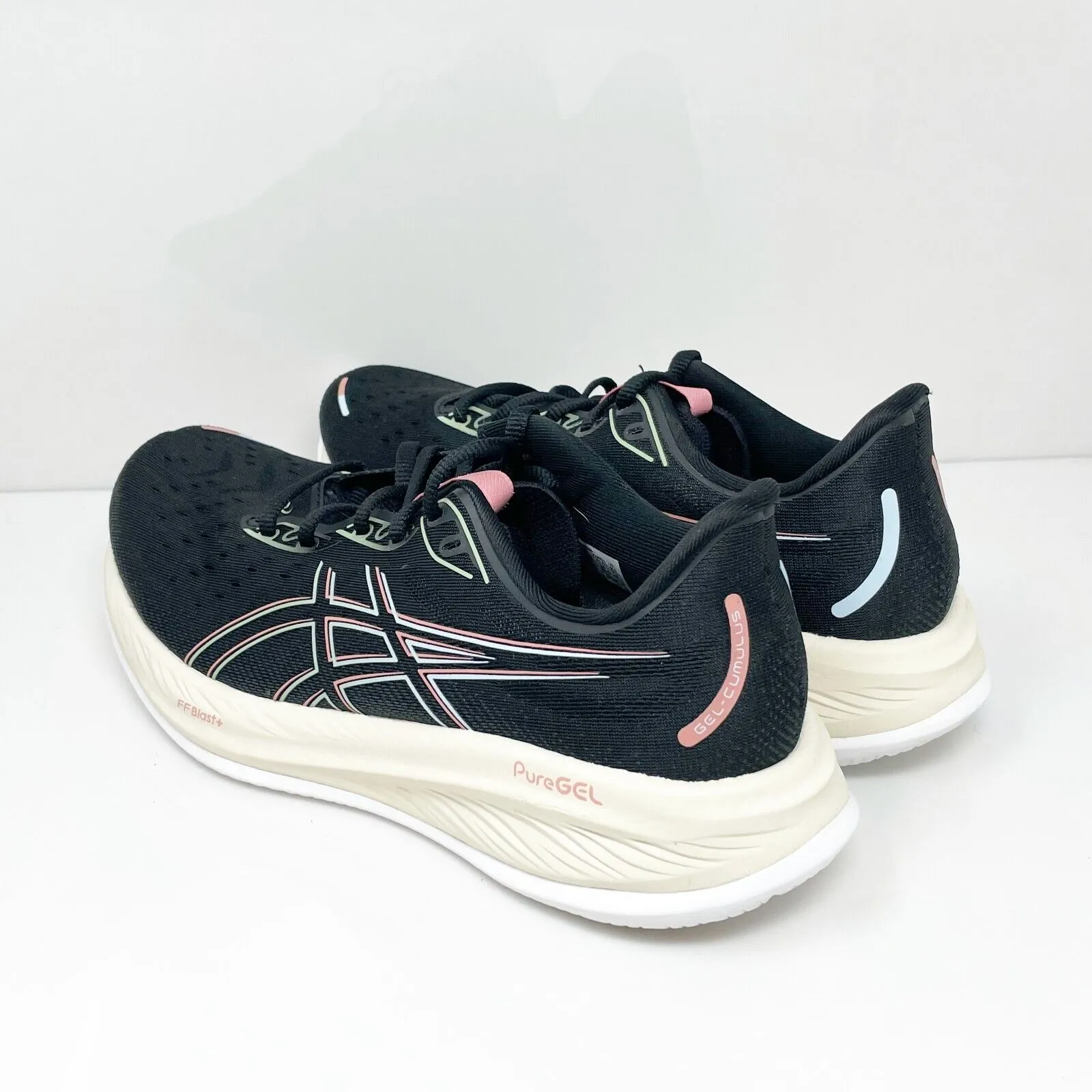 Asics Womens Gel Cumulus 26 1012B599 Black Running Shoes Sneakers Size 9.5