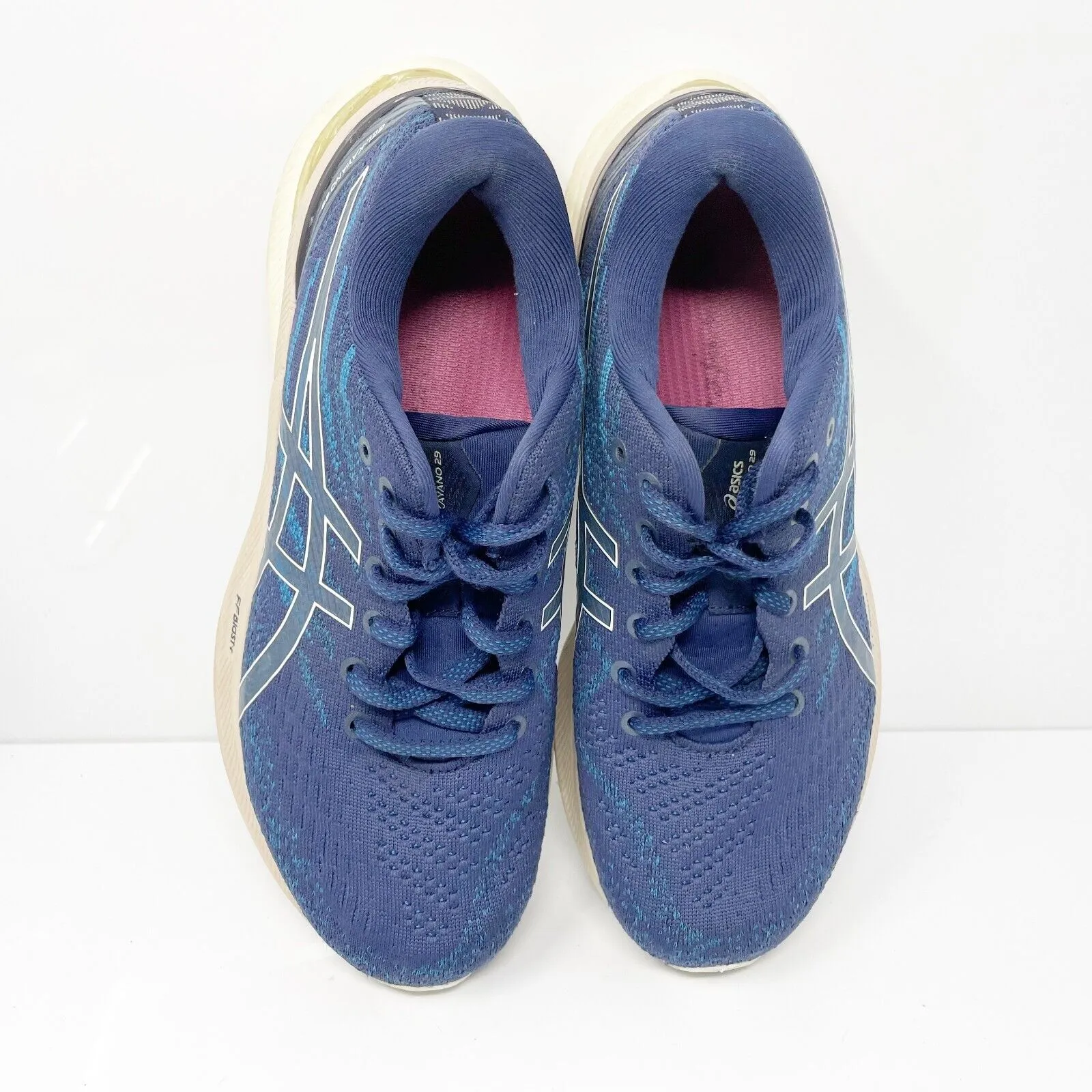 Asics Womens Gel Kayano 29 1012B272 Blue Running Shoes Sneakers Size 7