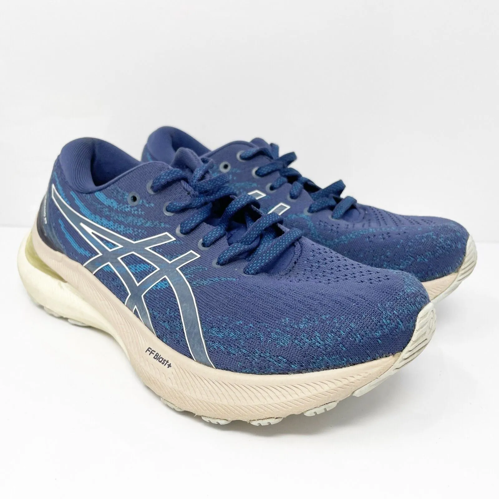 Asics Womens Gel Kayano 29 1012B272 Blue Running Shoes Sneakers Size 7