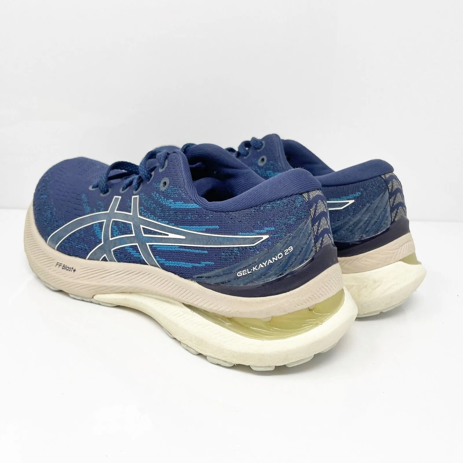 Asics Womens Gel Kayano 29 1012B272 Blue Running Shoes Sneakers Size 7