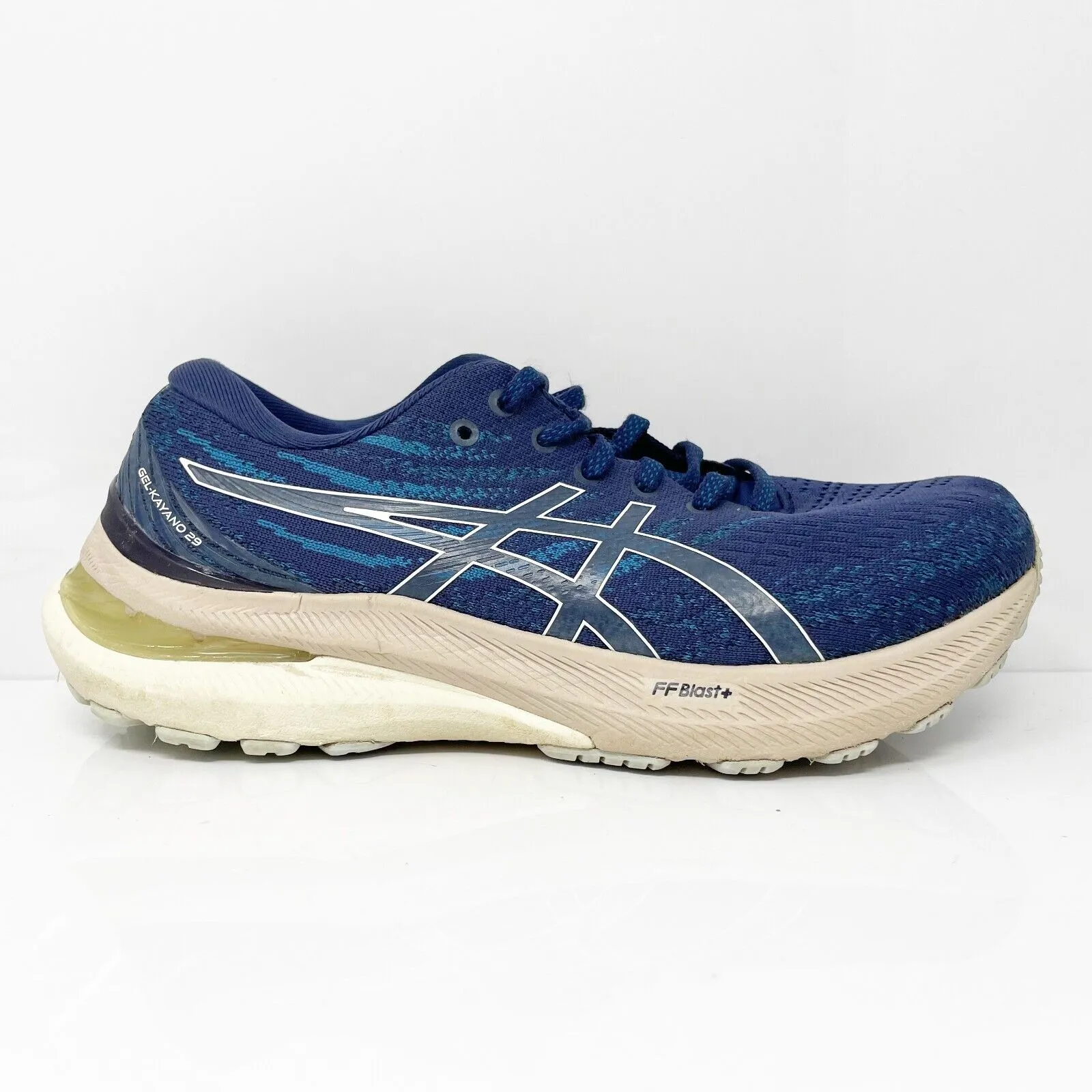 Asics Womens Gel Kayano 29 1012B272 Blue Running Shoes Sneakers Size 7