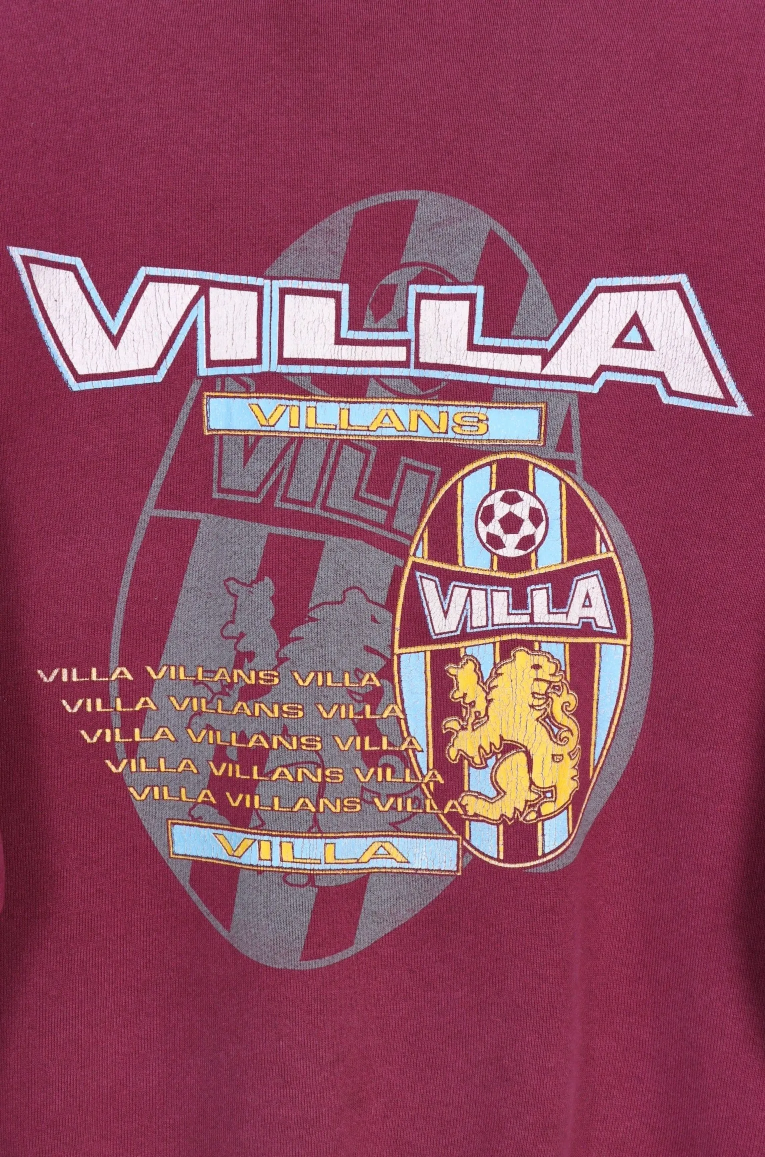 Aston Villa Premier League Sweatshirt - Size Medium