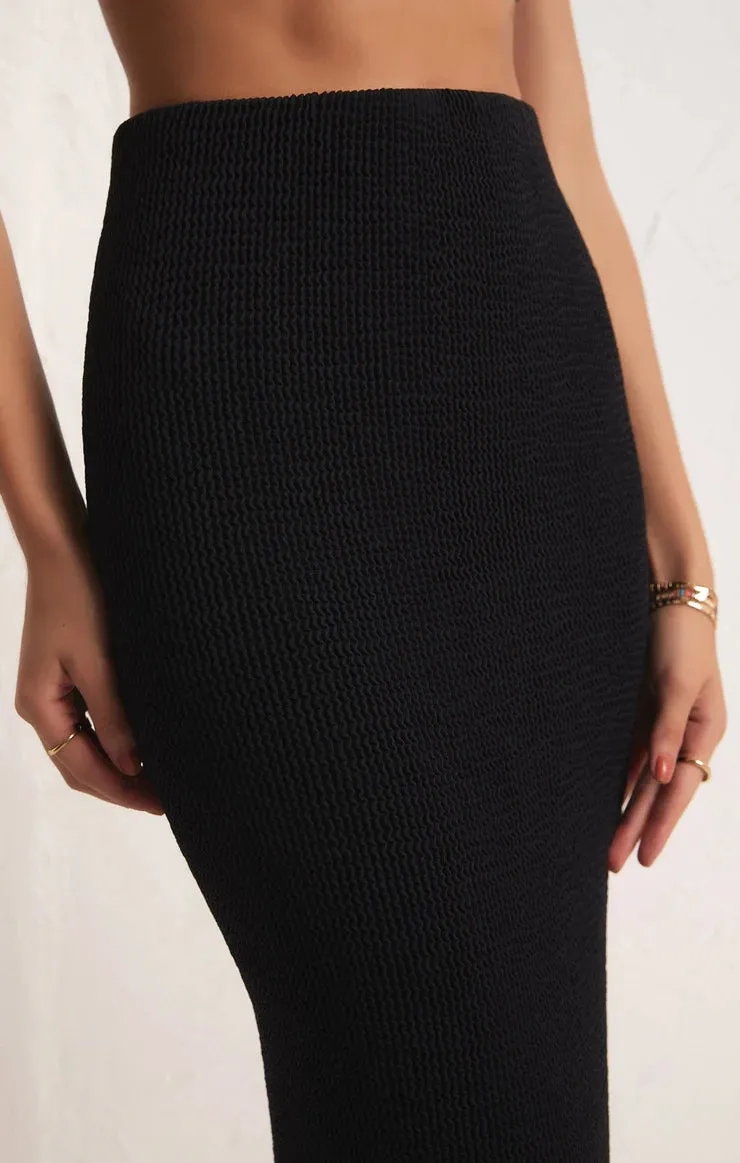 Aveen Stretchy Knit Midi Skirt for Women