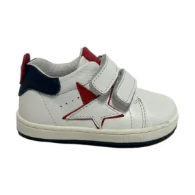 White Blue Red Kids Sneakers by Balducci