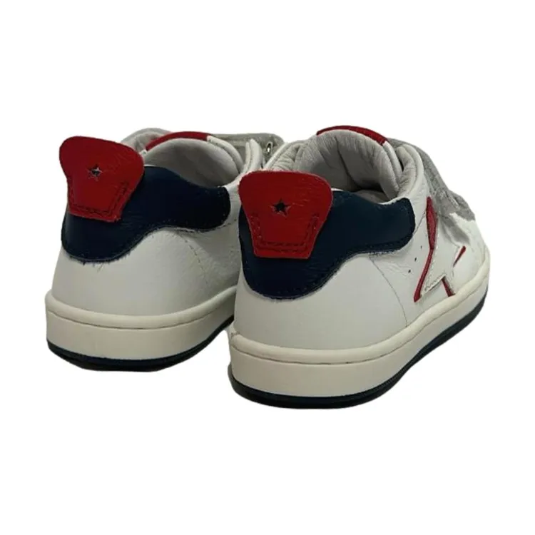 White Blue Red Kids Sneakers by Balducci