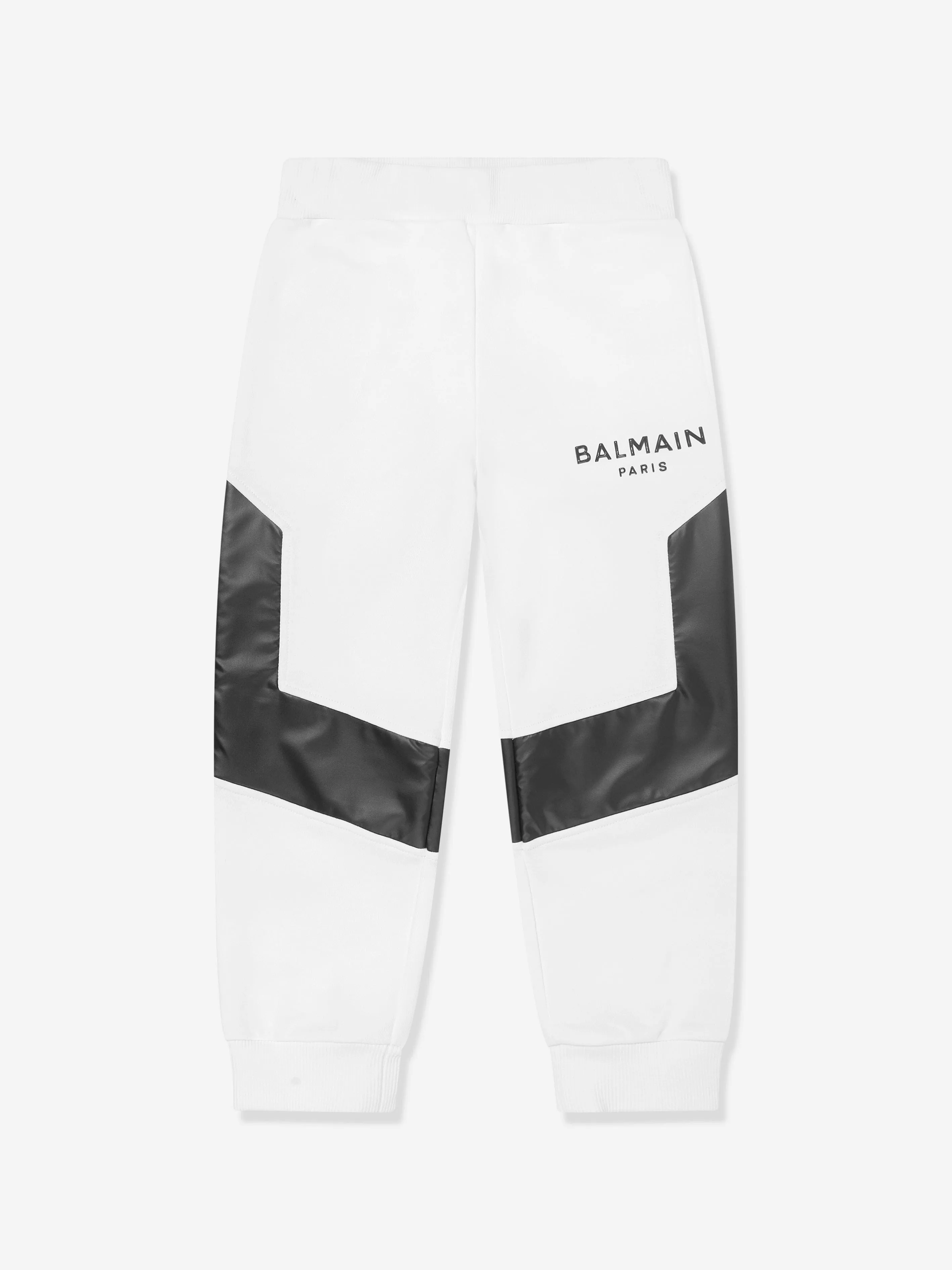 Balmain Boys Logo Joggers in White