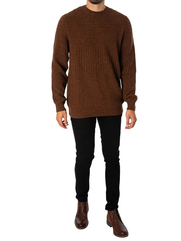 Barbour Pegswood Knit - Bracken