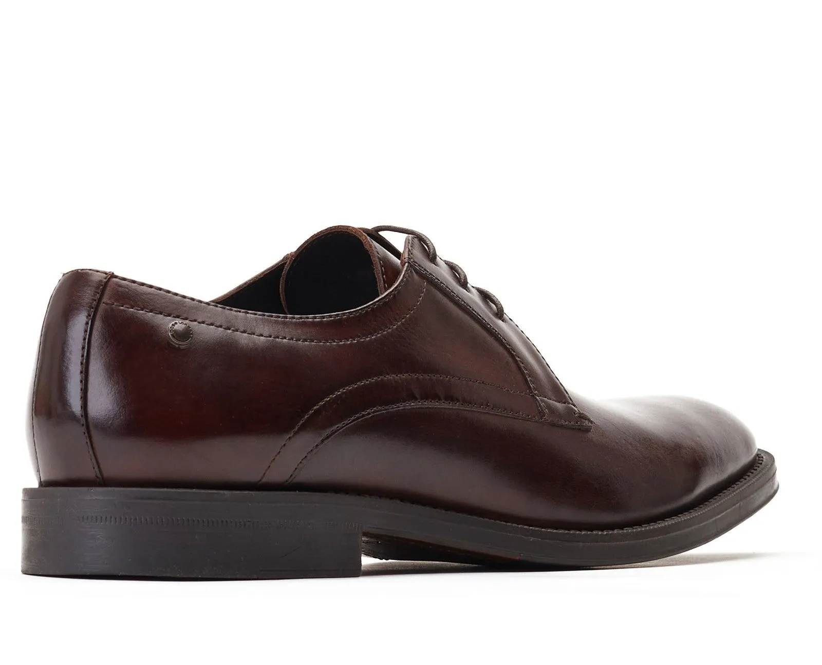 Base London Hadley Waxy Men's Plain Toe Lace-up Shoe: Shop Now.