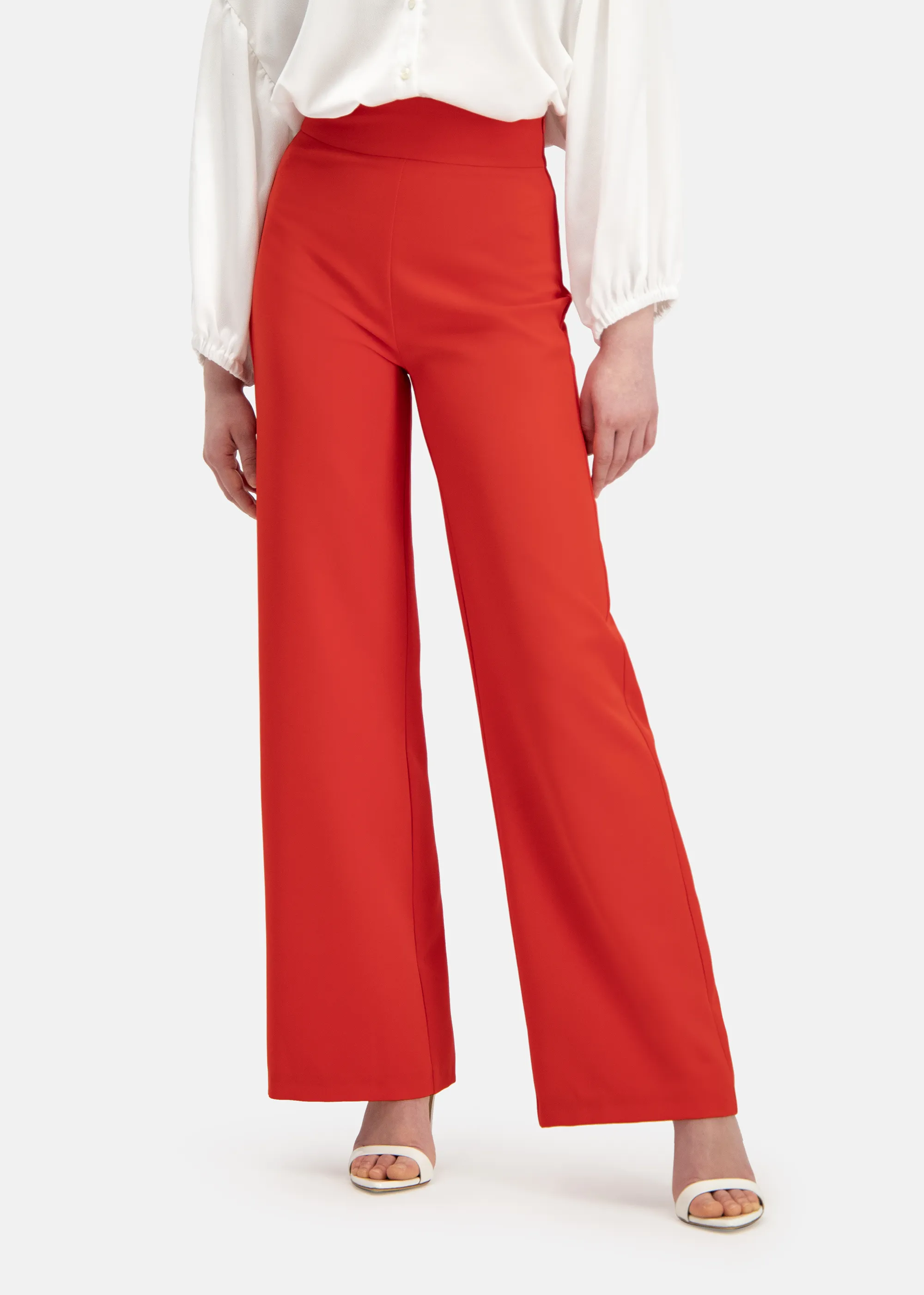 Basic Marlene trousers - COLIWO in RED