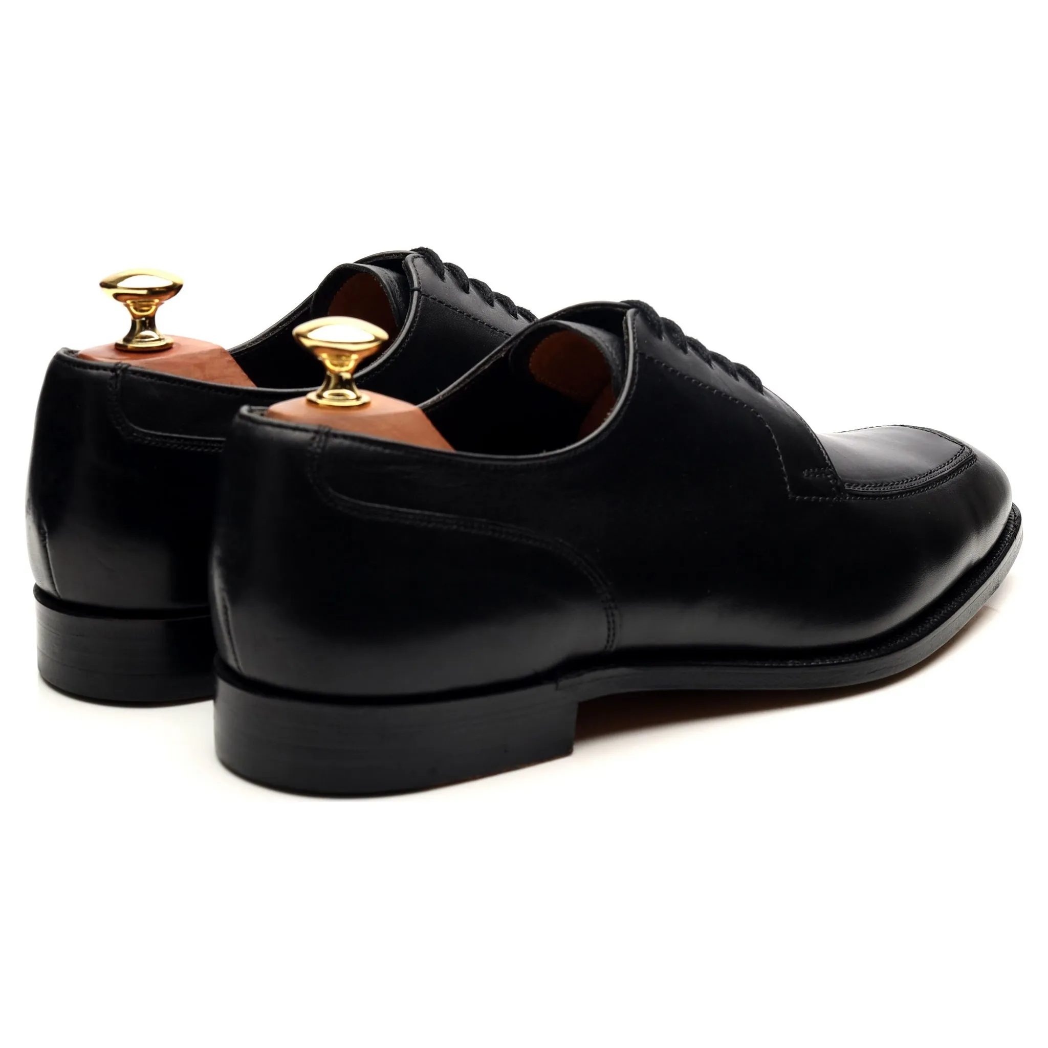 Beams Black Leather Split Toe Derby UK 9 E