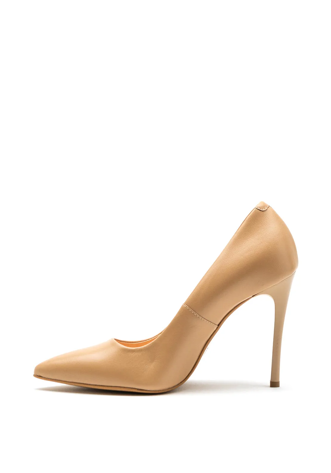 Bioeco by Arka Leather Classic Stiletto Heels, Nude