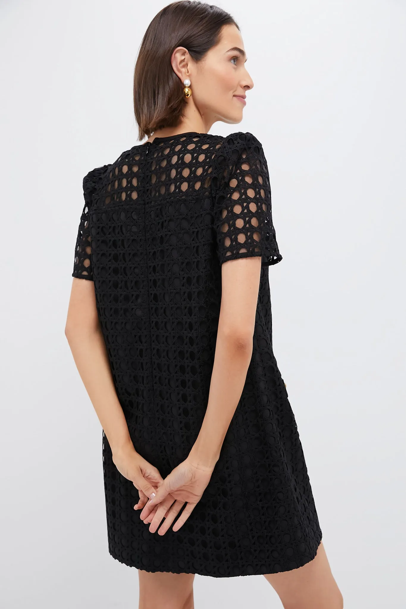 Black Cane Lace Janelle Dress