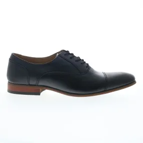 Black Cap Toe Oxfords for Men by La Milano Liverpool