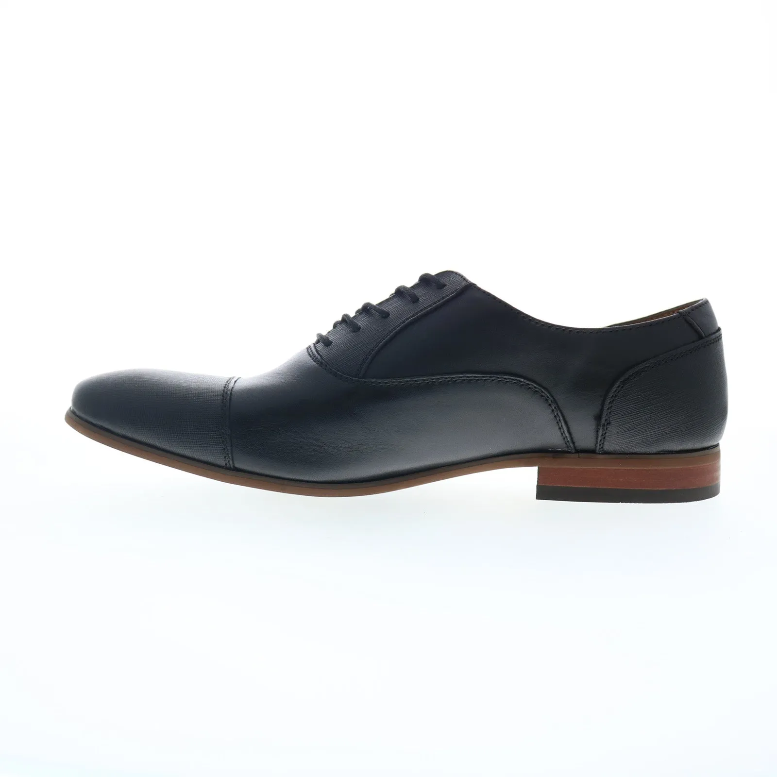 Black Cap Toe Oxfords for Men by La Milano Liverpool