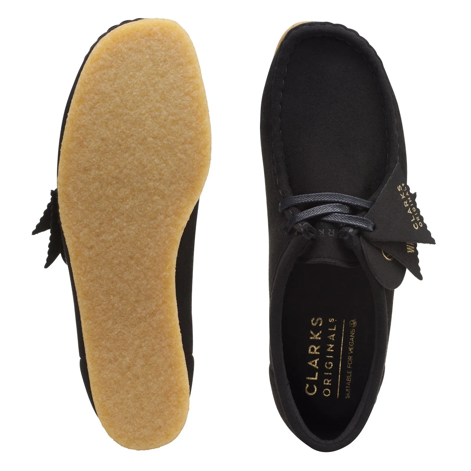 Black Casual Oxfords for Women by Clarks Wallabee